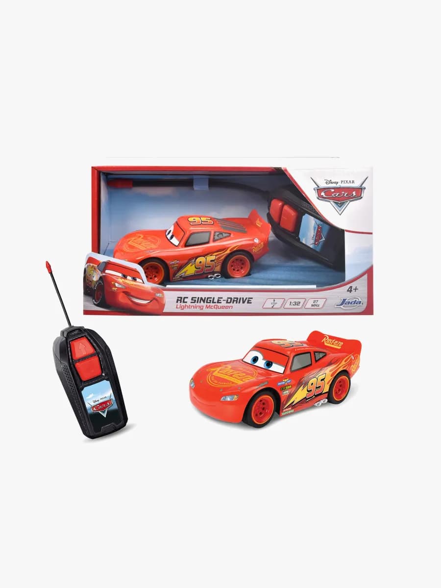 Disney Cars Radiostyrd Bil Blixten McQueen 1:32