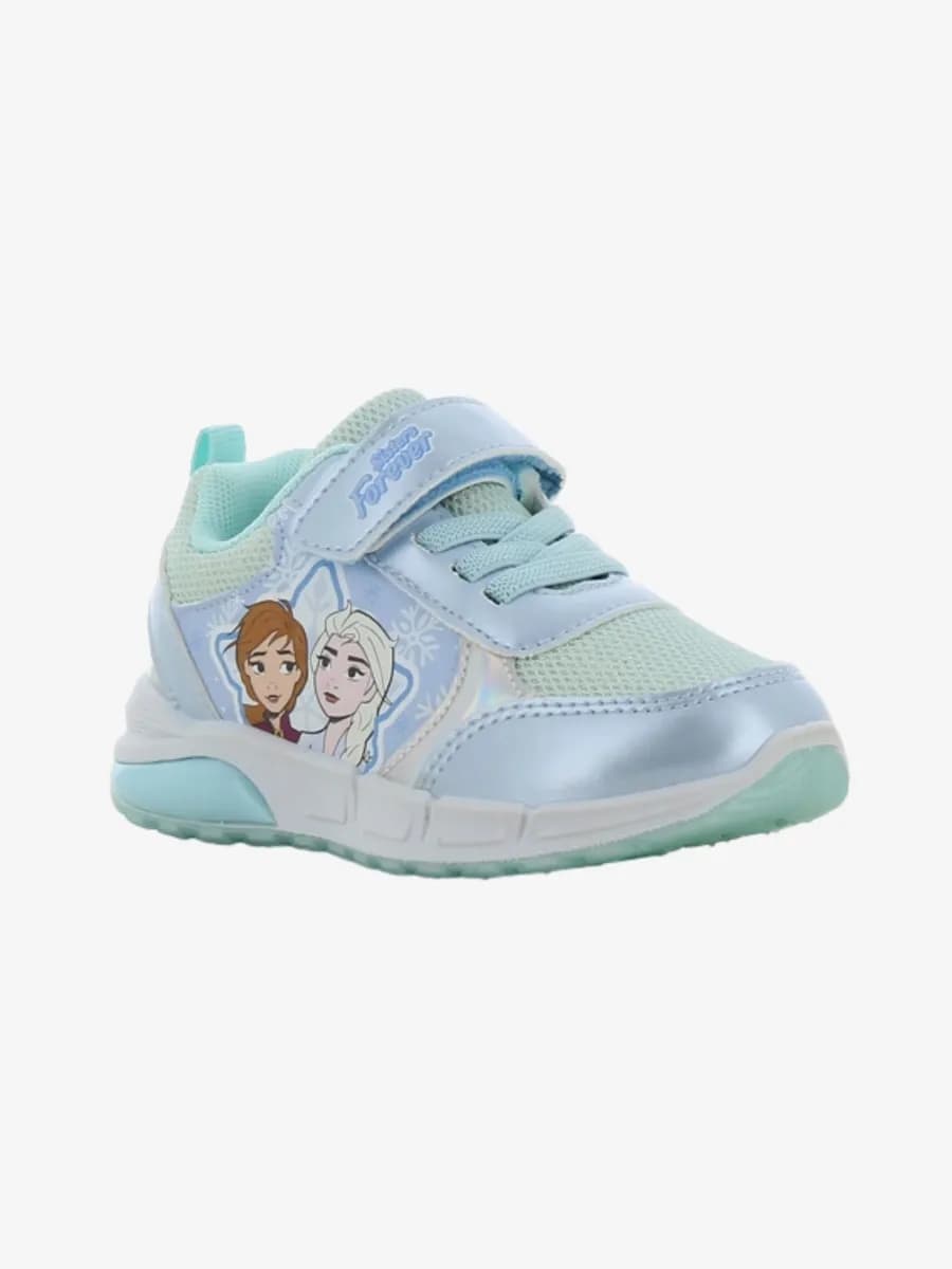 Disney Frozen  Blinkande Sneakers, Blue/Silver, 32