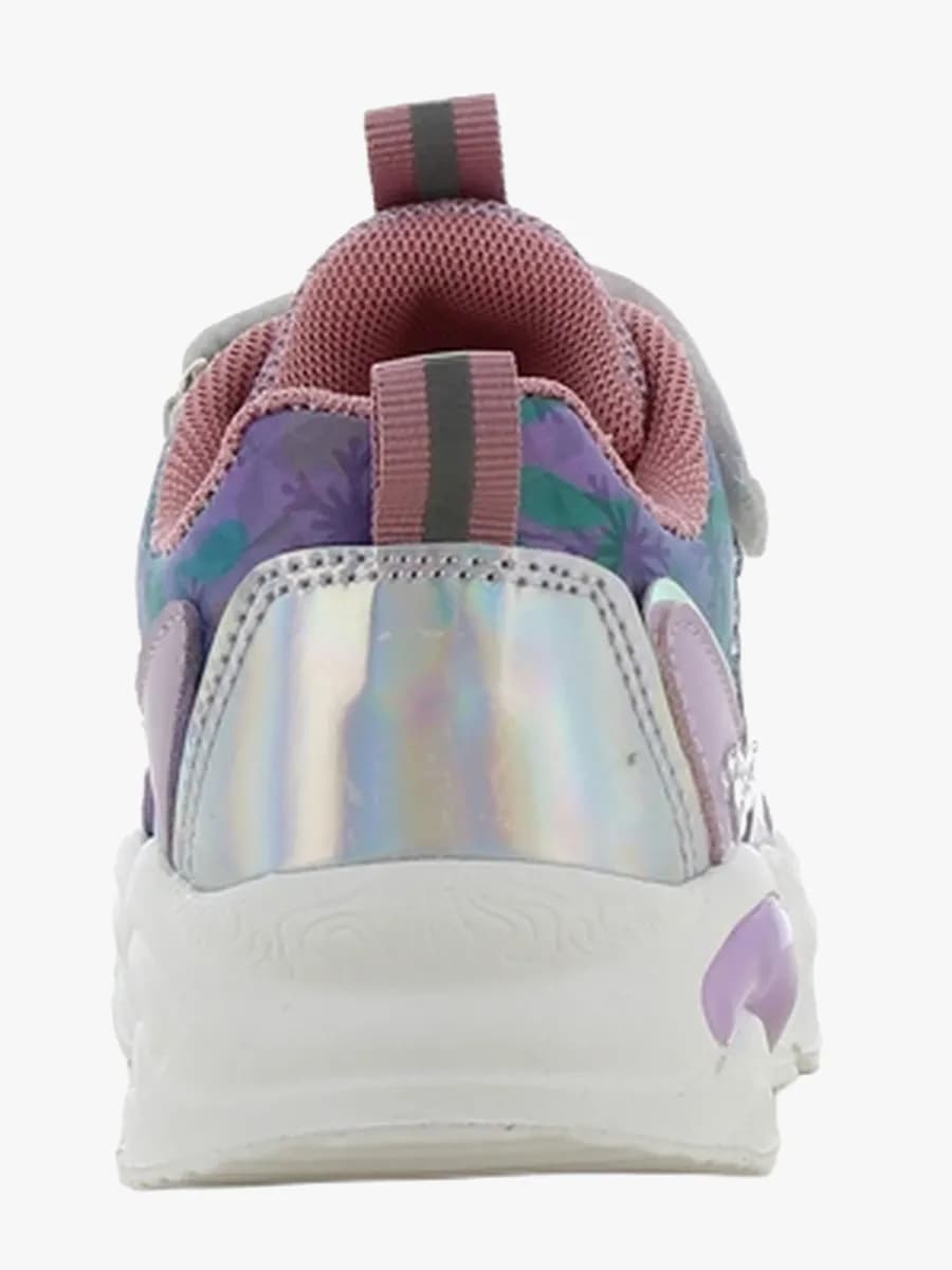 Disney Frozen Blinkande Sneakers, Silver/Lilac, 29