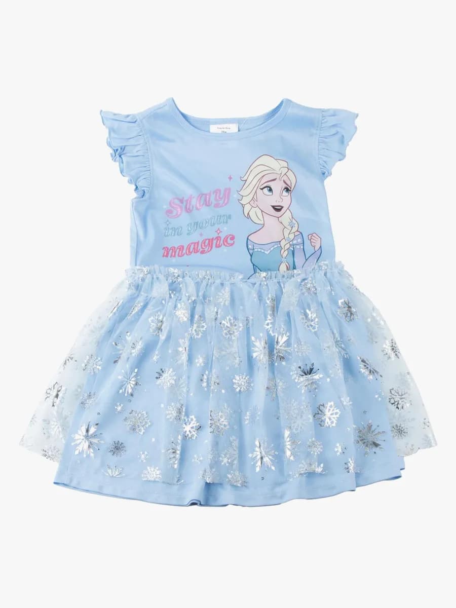 Disney Frozen Klänning, Blå, 104-110