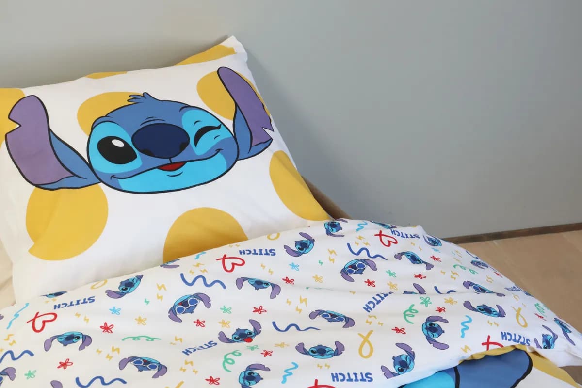 Disney Lilo &  Stitch Bäddset 140x200, Gul