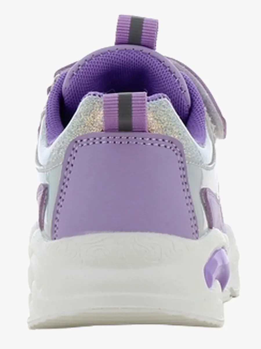 Disney Lilo &  Stitch Blinkande Sneakers, Lilac/Silver, 29
