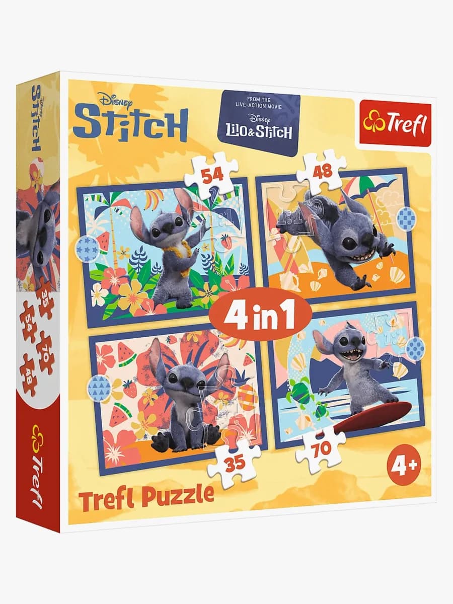 Disney Lilo &  Stitch Pussel 4-i-1