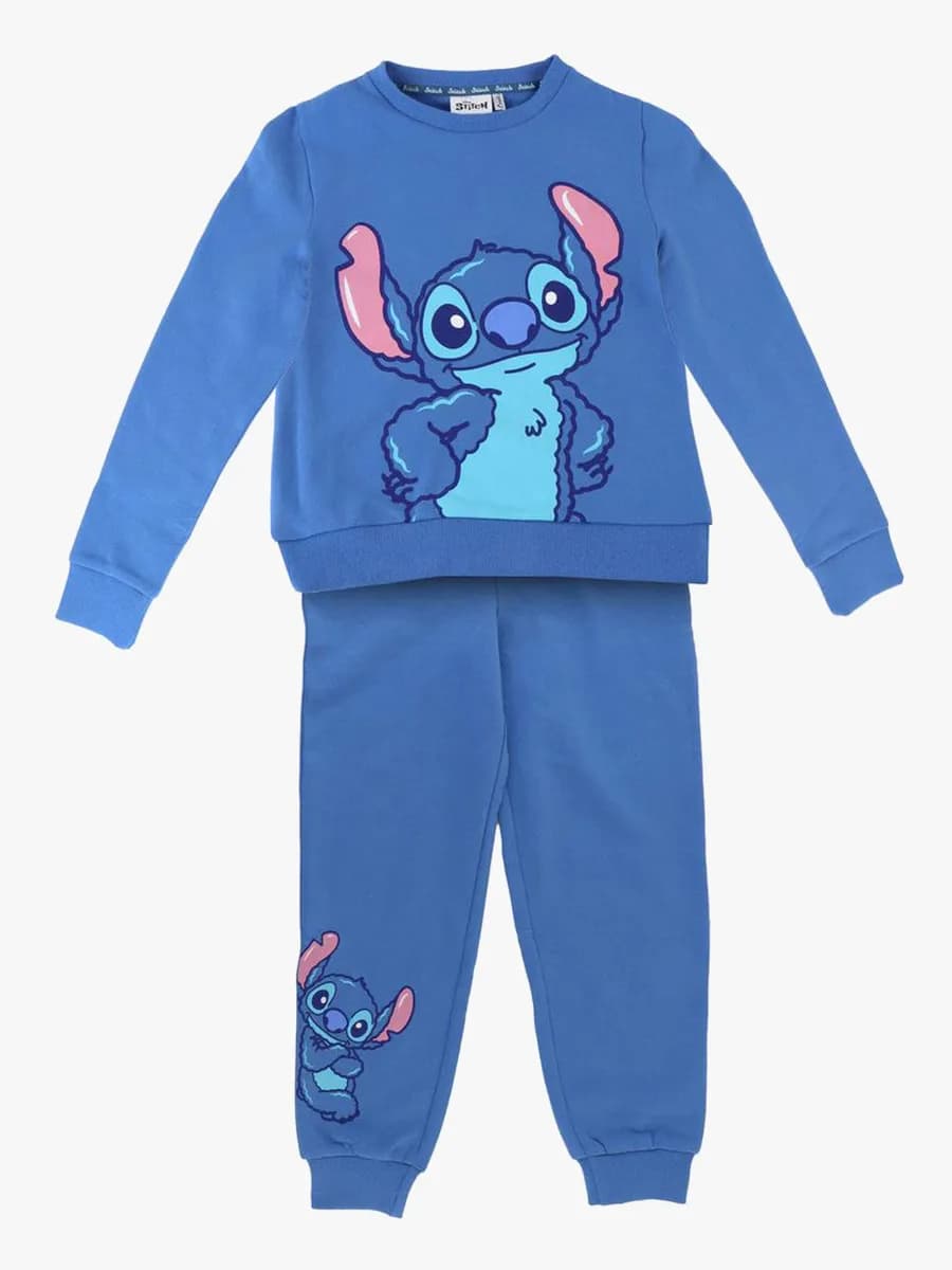 Disney Lilo &  Stitch Tröja Och Byxor Set, Blå, 12 år
