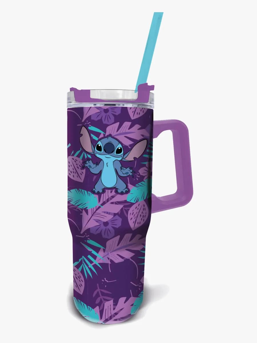 Disney Lilo &  Stitch Tumbler Vattenflaska 940 ml, Lila