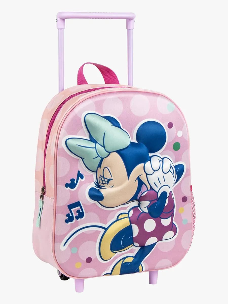 Disney Mimmi Pigg 3D Trolley Resväska, Rosa