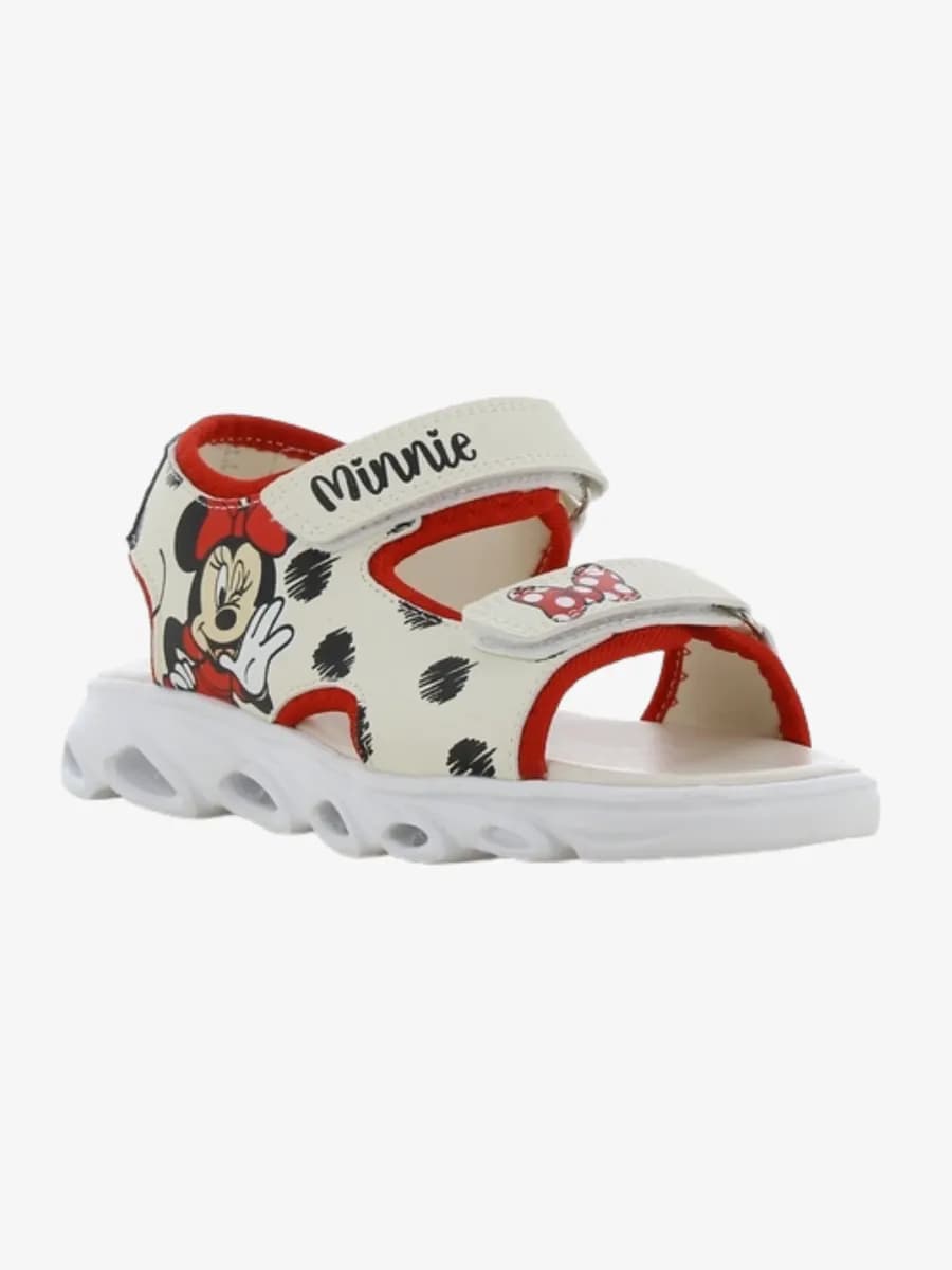 Disney Mimmi Pigg Blinkande Sandaler, Beige/Red, 29
