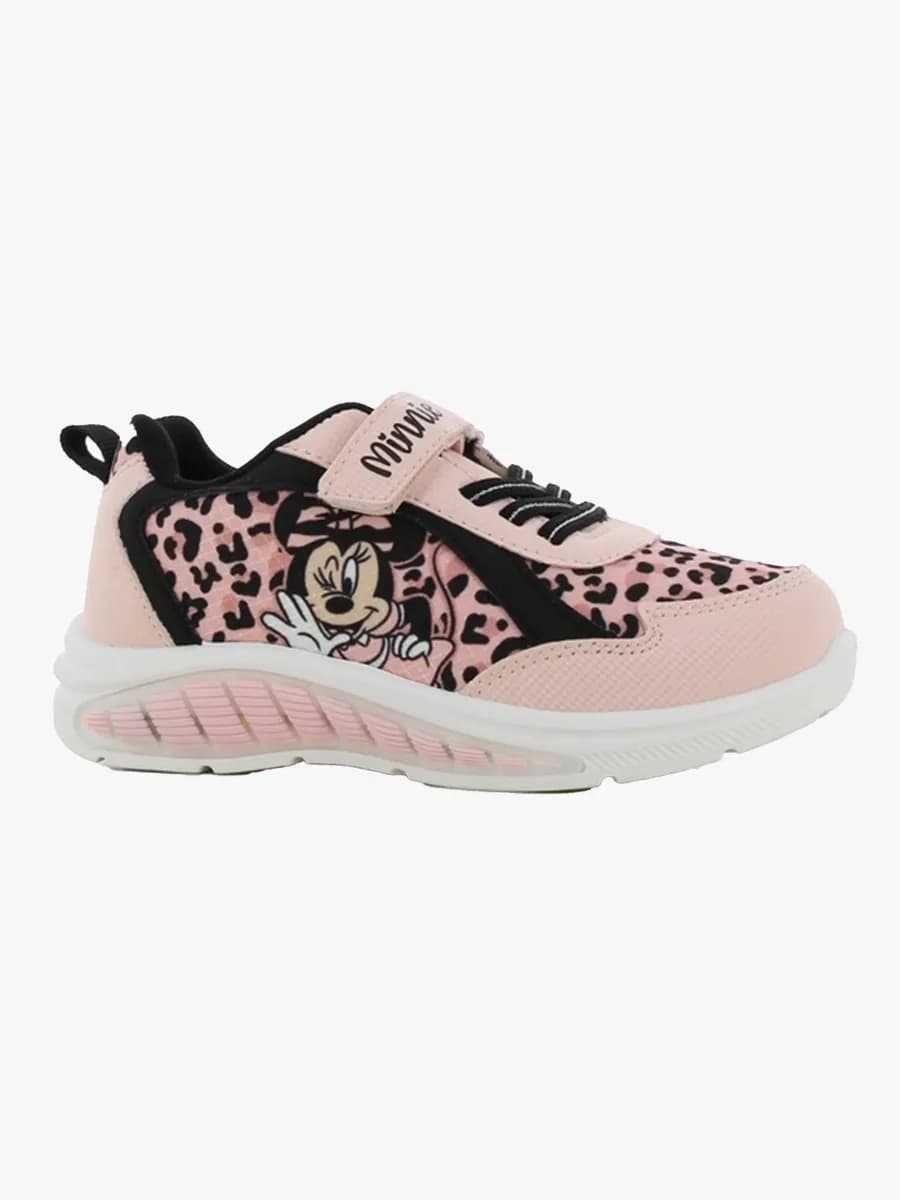 Disney Mimmi Pigg Blinkande Sneakers, Old Pink/Black, 32