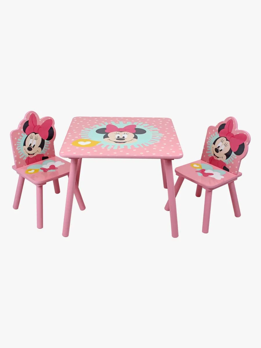Disney Mimmi Pigg Bord och Stolar, Rosa