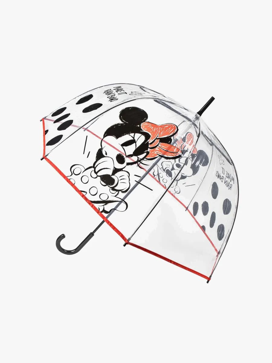 Disney Mimmi Pigg Paraply, Transparent