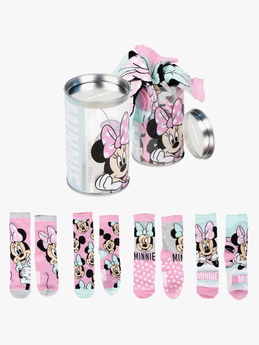 Disney Mimmi Pigg Strumpor 4-Pack, 27-30