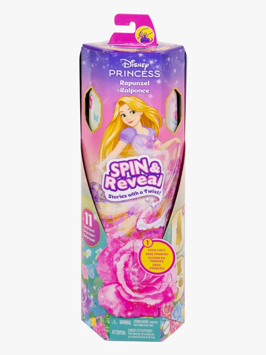 Disney Princess Fashion Reveal Rapunzel Docka