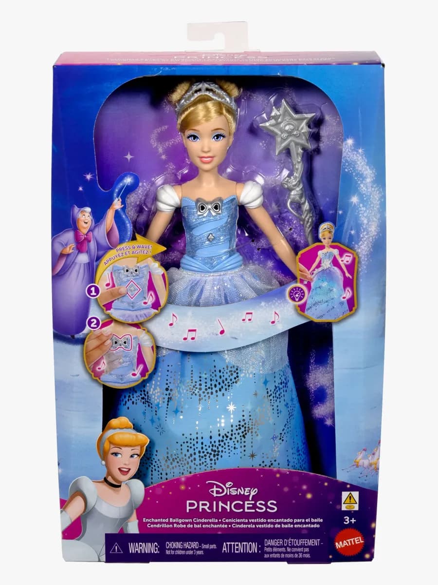 Disney Princess Light Up Askungen Docka
