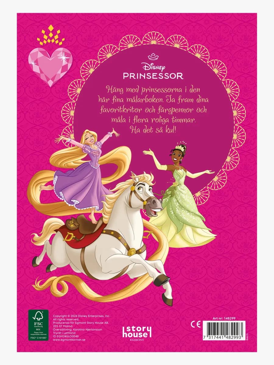 Disney Princess Målarbok