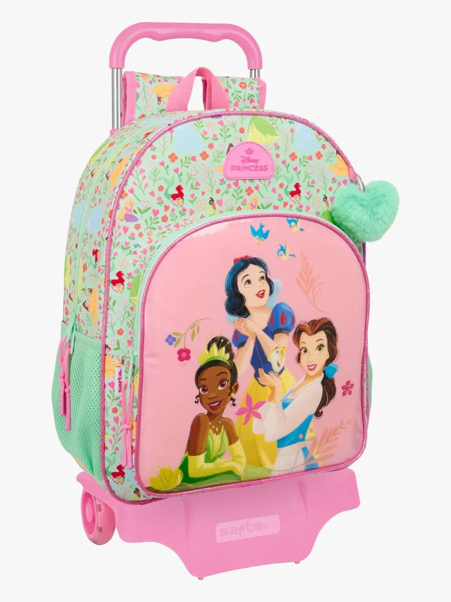 Disney Princess Trolley Resväska 21L Bloom, Turkos/ljusrosa