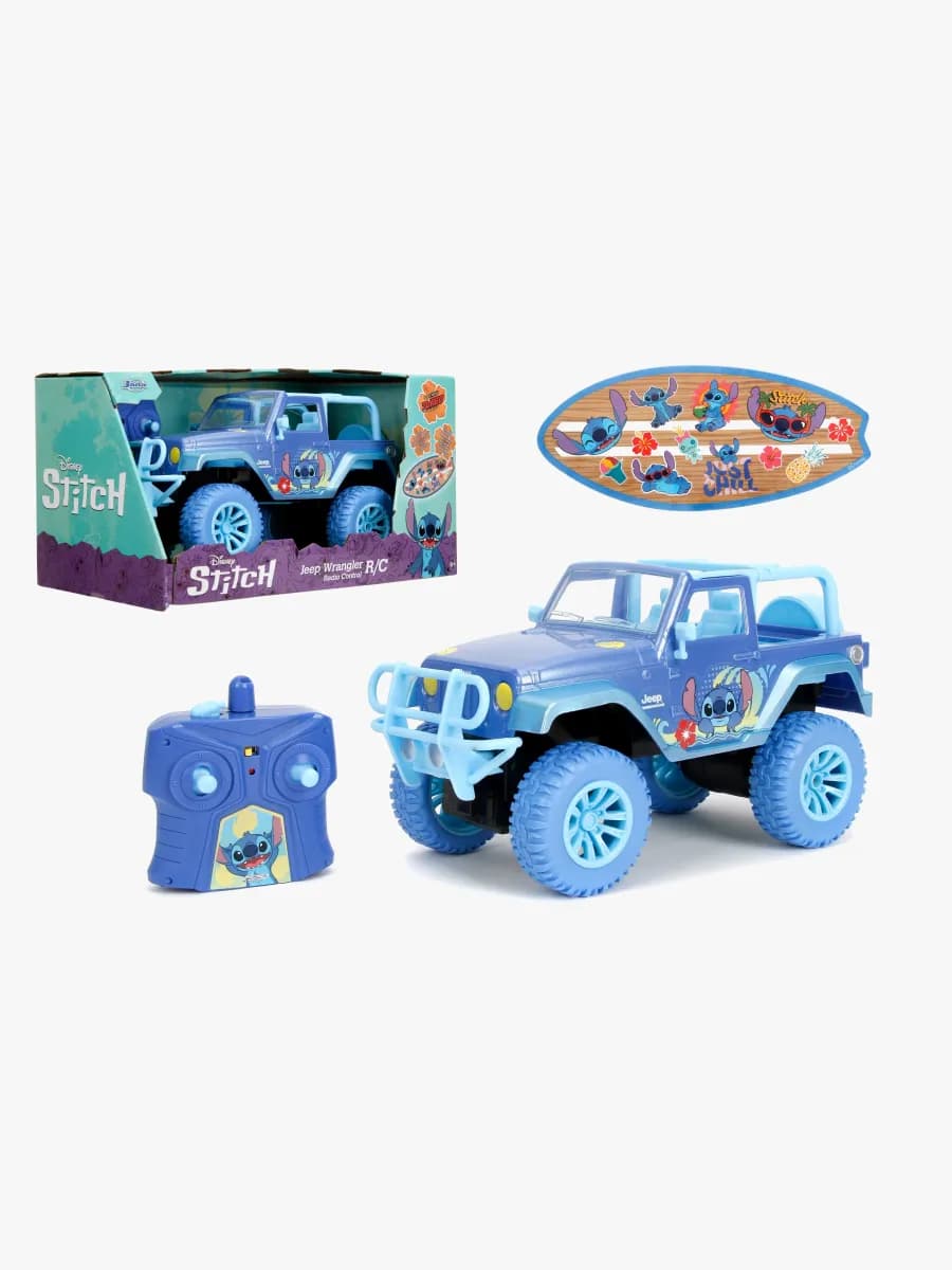 Disney Stich Radiostyrd Bil Jeep 1:16