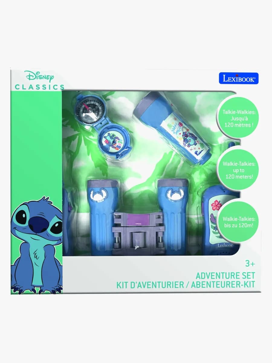 Disney Stitch Äventyrsset Walkie-talkies 120 m