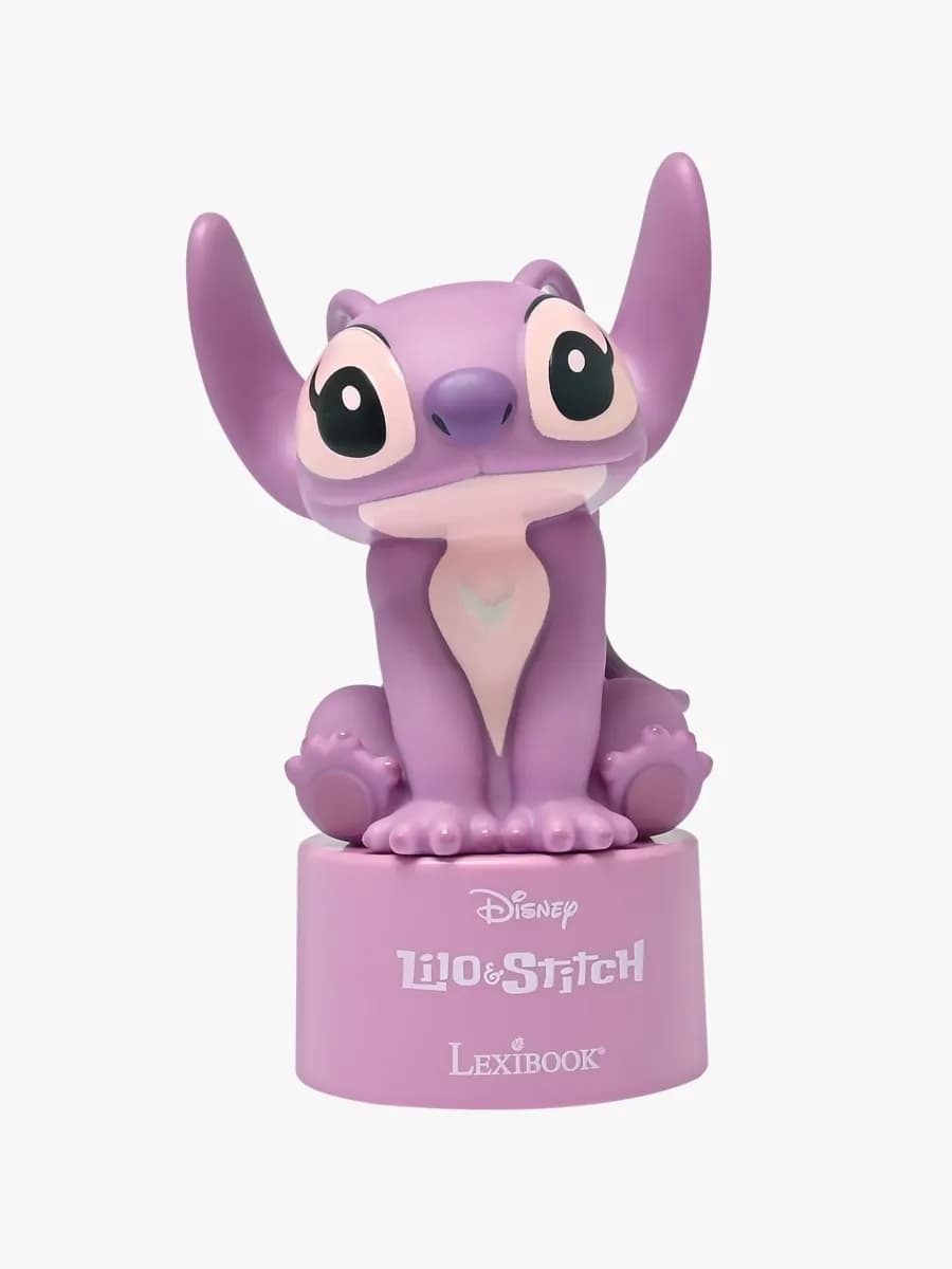 Disney Stitch Bluetooth-högtalare med Nattlampa Angel, Barnrum