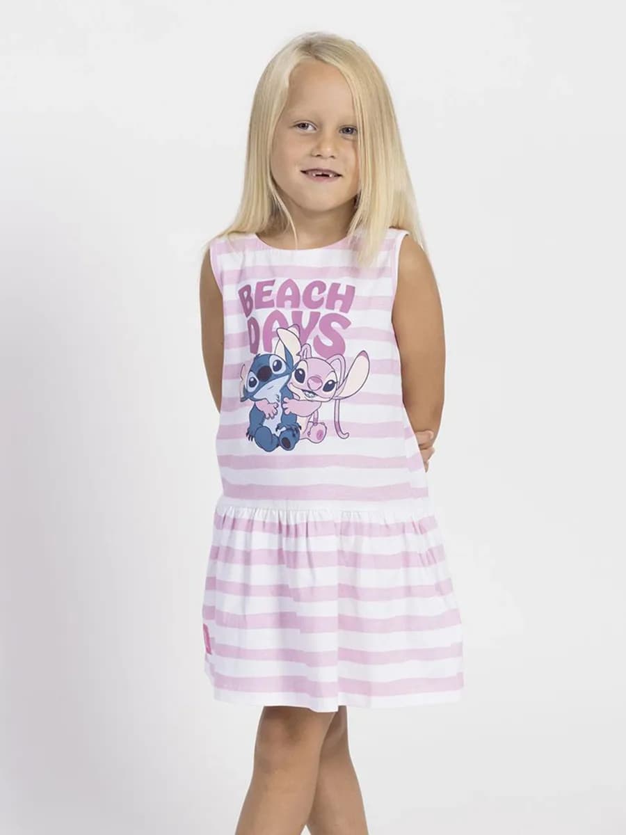 Disney Stitch Klänning, Rosa, 110-116
