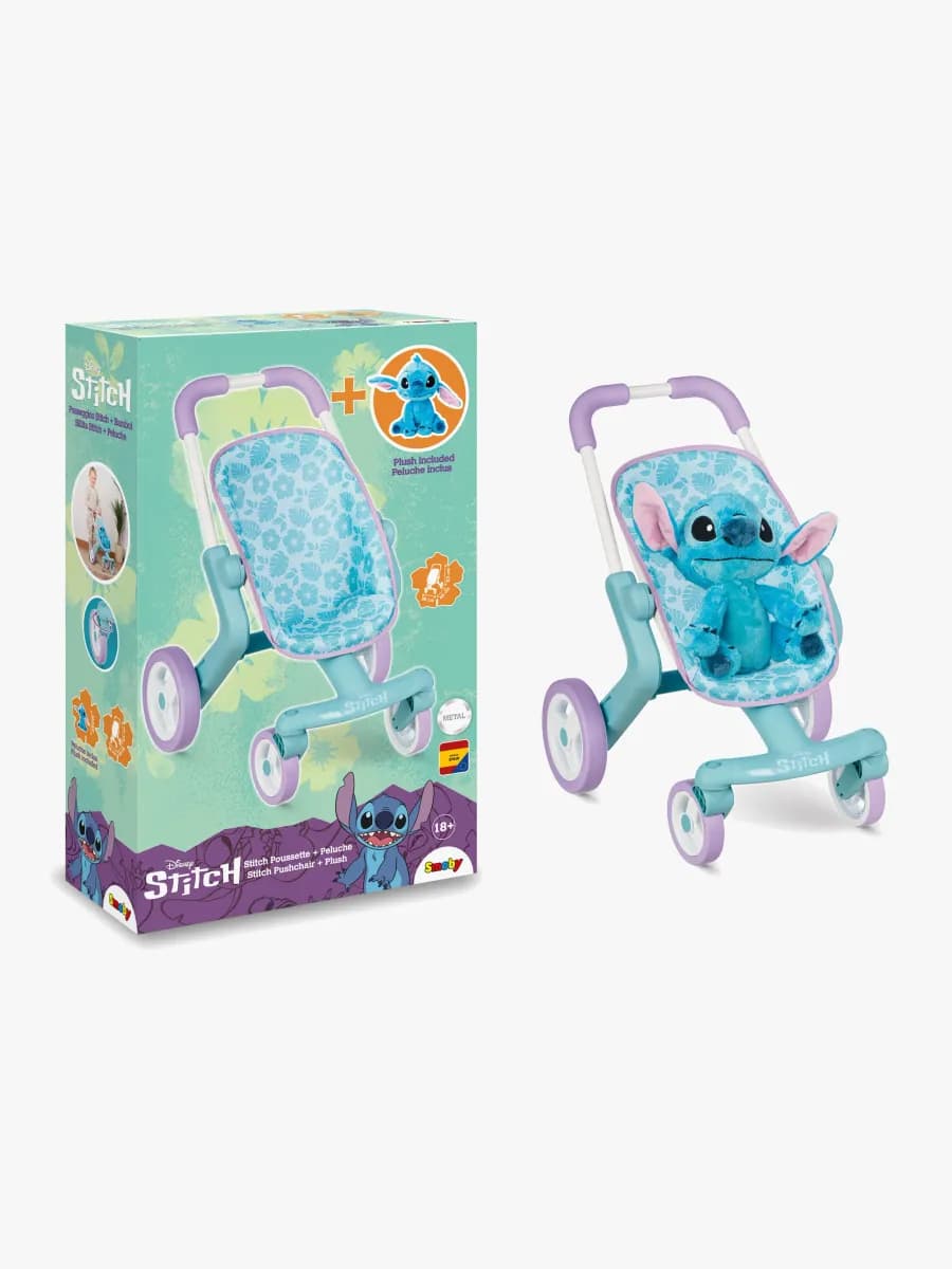 Disney Stitch Vagn med Gosedjur