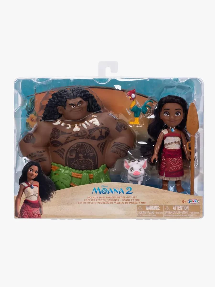 Disney Vaiana &  Maui Petite Figurset 4-Pack