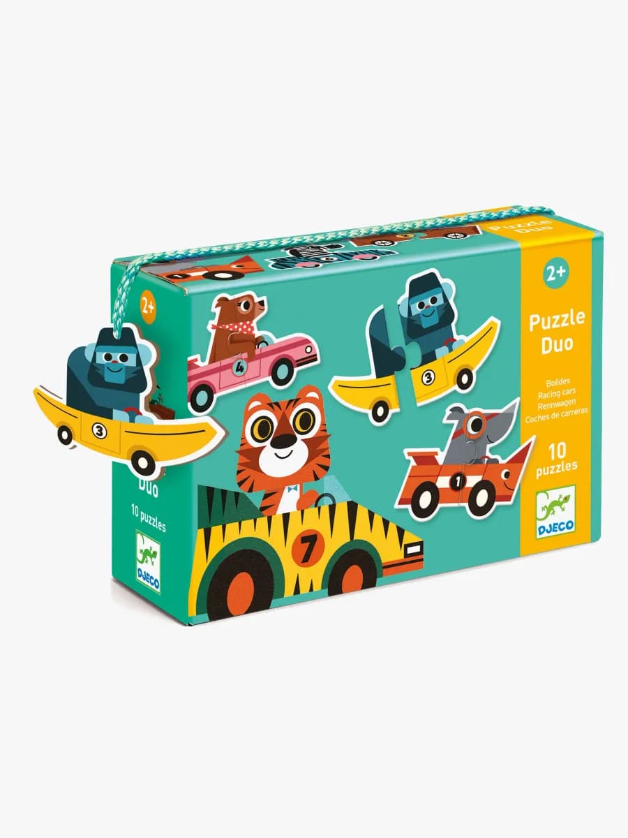 Djeco Duo Pussel Racingbil 20 Bitar