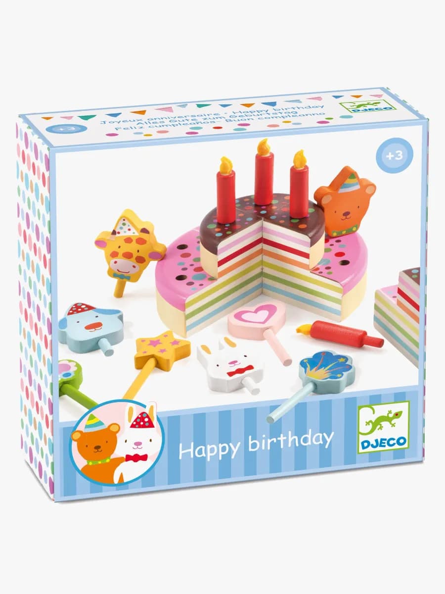 Djeco Leksakstårta Happy Birthday