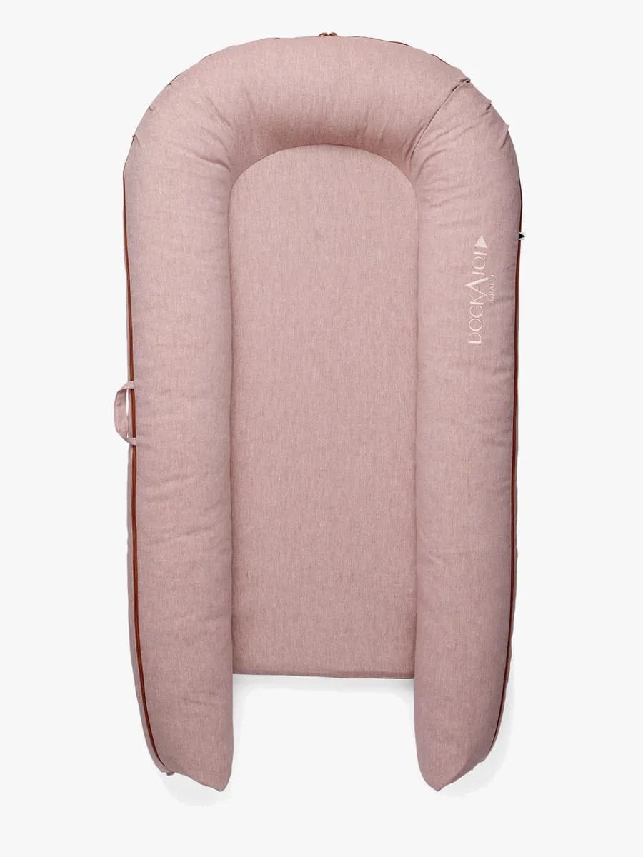 DockATot Grand Babynest, Ginger Chambray