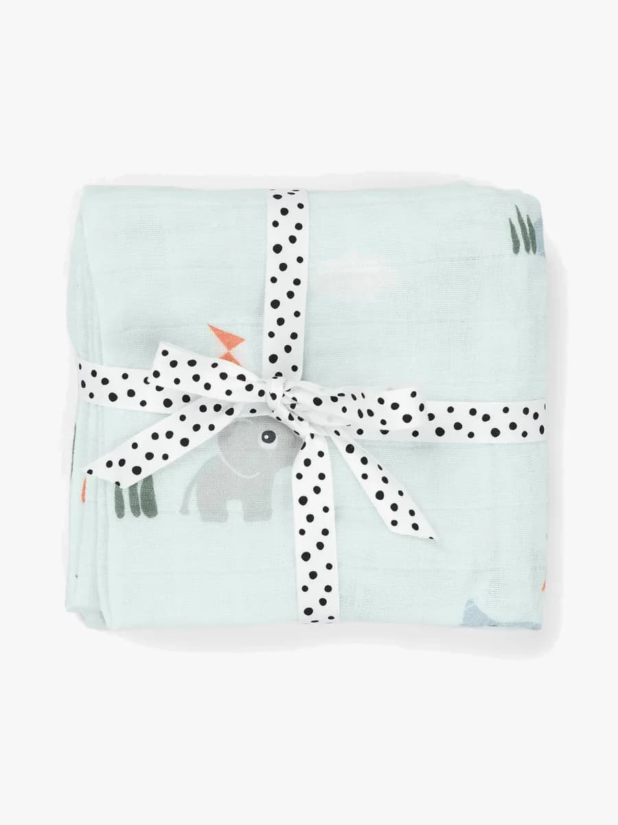 Done By Deer Playground Muslinfilt 2-Pack, Blue
