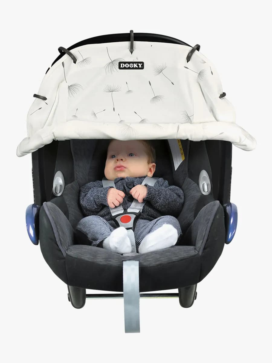 Dooky Universal Babyskydd Dandelion, Vit