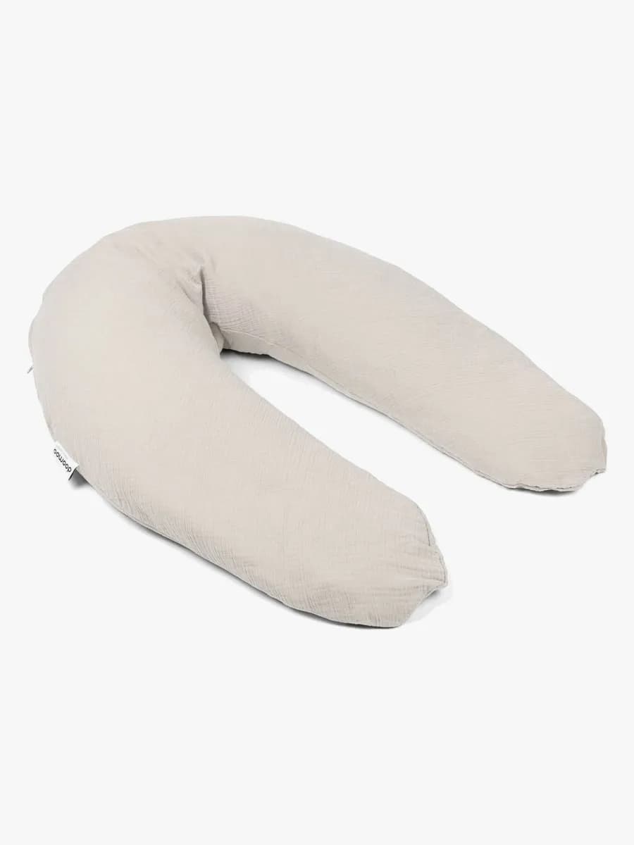 Doomoo Basic Amnings- och Gravidkudde Muslin, Beige - Bäst i test
