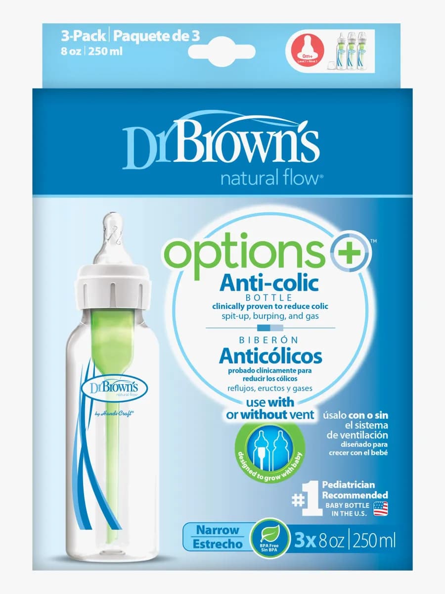 Dr. Brown's Option+ Smal Hals 250 ml 3-pack