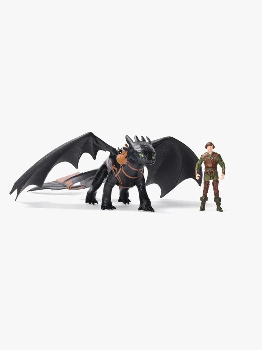 Draktränaren Viking &  Drake Toothless &  Hiccup Lekset