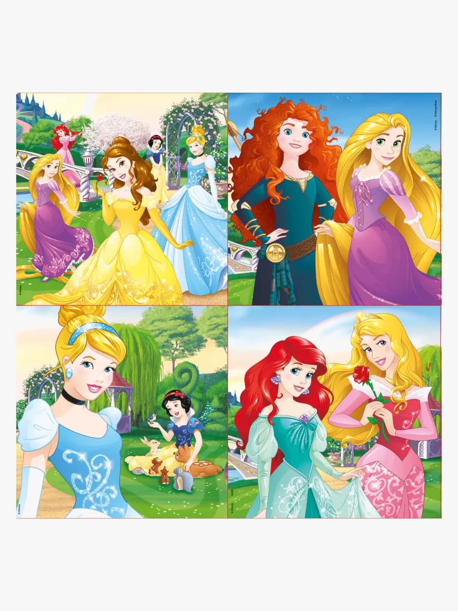 Educa Disney Princess Pussel 4-i-1