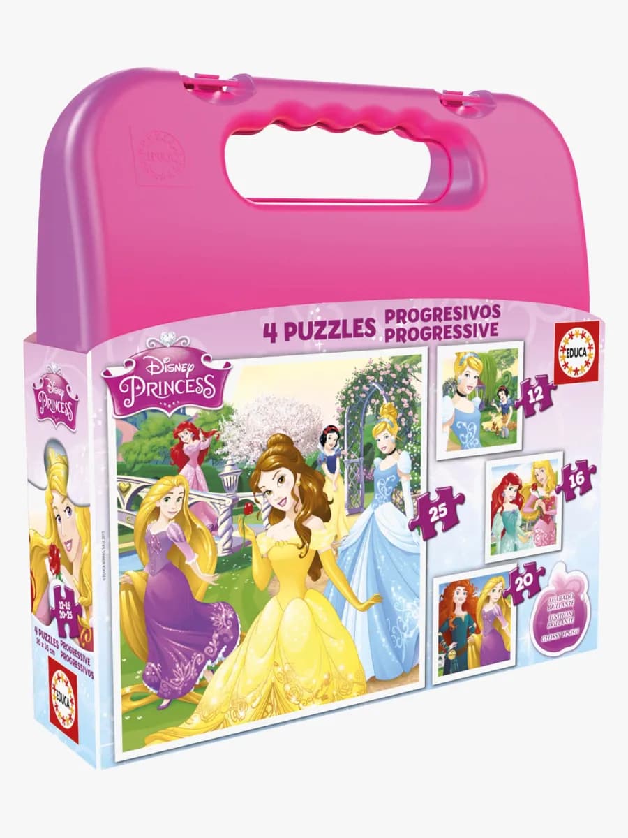 Educa Disney Princess Pussel 4-i-1