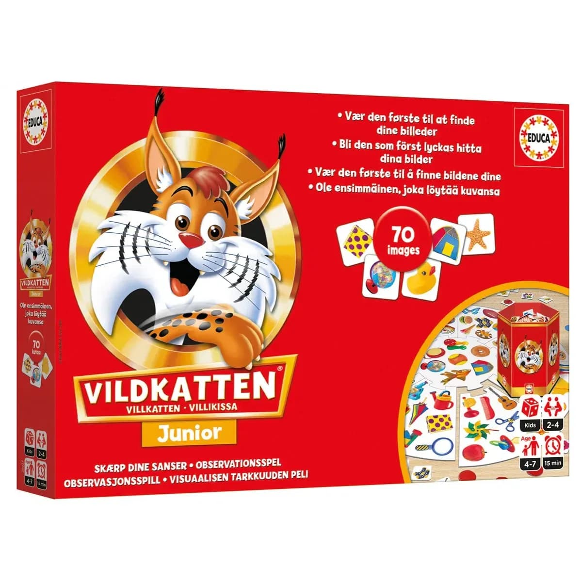 Educa Vildkatten Sällskapsspel 70