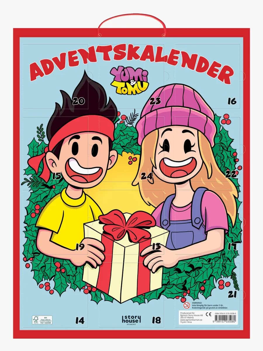 Egmont Kärnan Adventskalender Yumi &  Tomu  2025