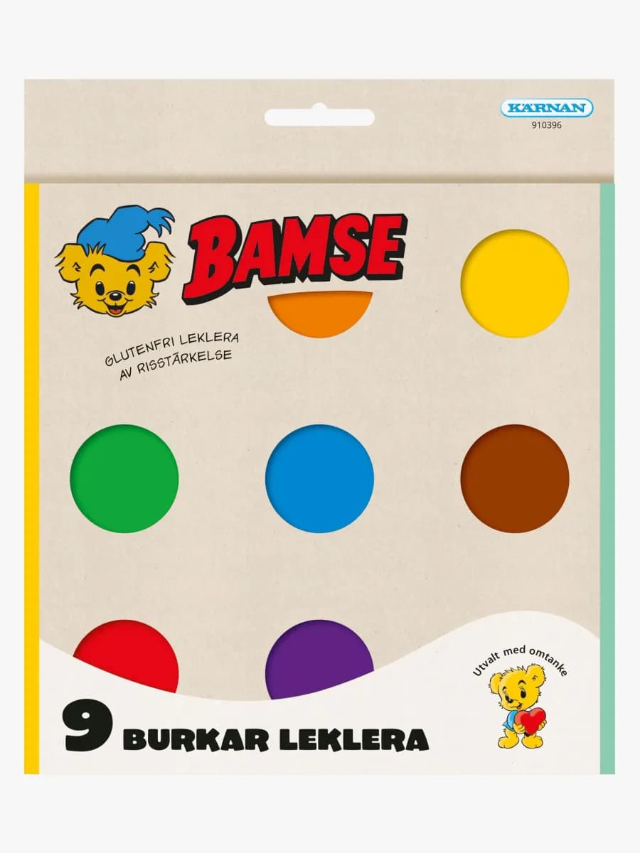 Egmont Kärnan Bamse Glutenfri Leklera 9-Pack