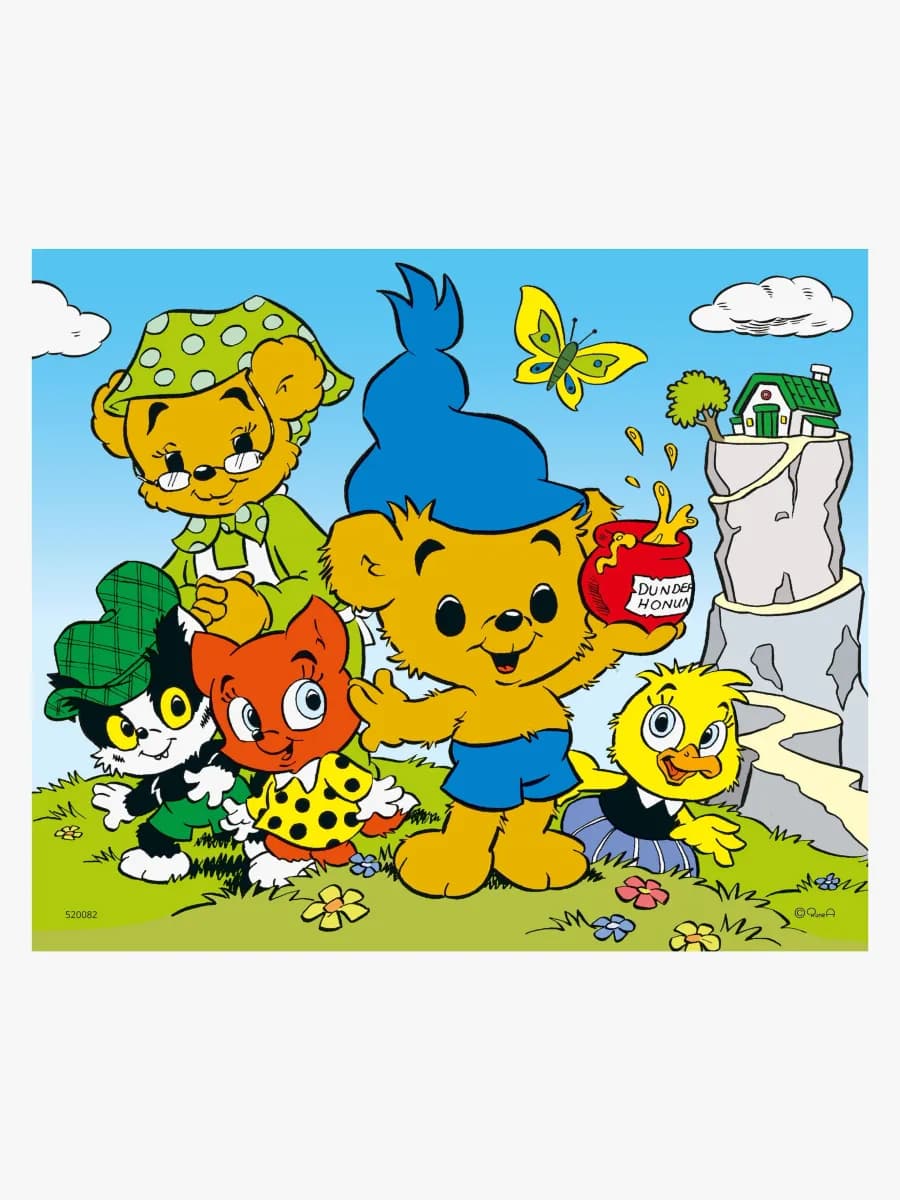 Egmont Kärnan Bamse Träpussel När Bamse Var Liten 9 Bitar