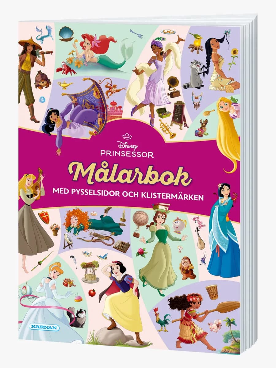 Egmont Kärnan Målarbok Disney Prinssesor