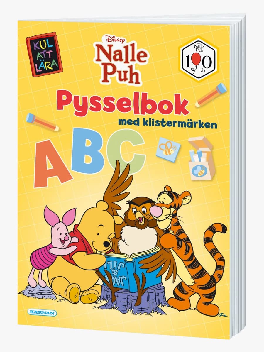 Egmont Kärnan Nalle Puh Pysselbok Pyssla Med Bokstäver