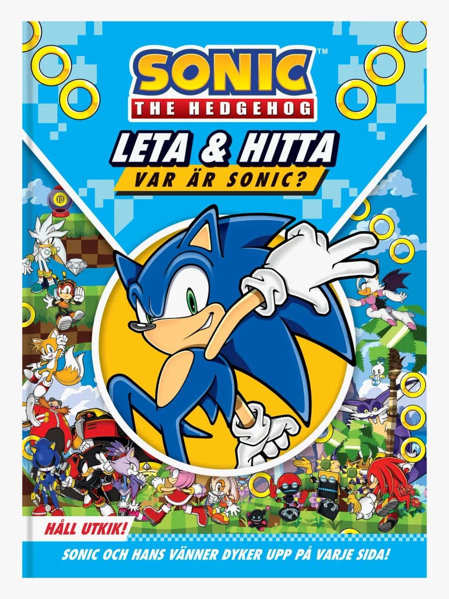 Egmont Kärnan Sonic The Hedgehog Barnbok Leta &  Hitta