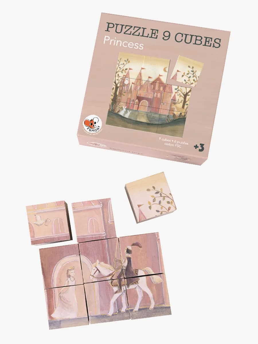 Egmont Toys Pussel 9 Kuber Prinsessa
