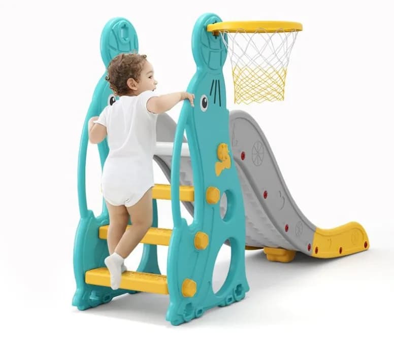 EliteToys Kids Zone Rutschkana Grön