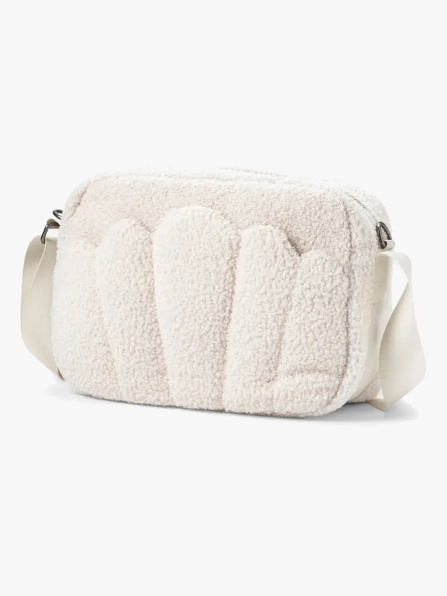 Elodie Cross Body Skötväska, White Bouclé