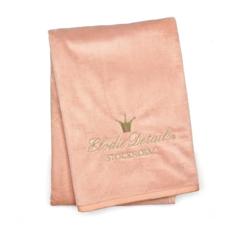Elodie Details pärlsammetfilt, faded rose