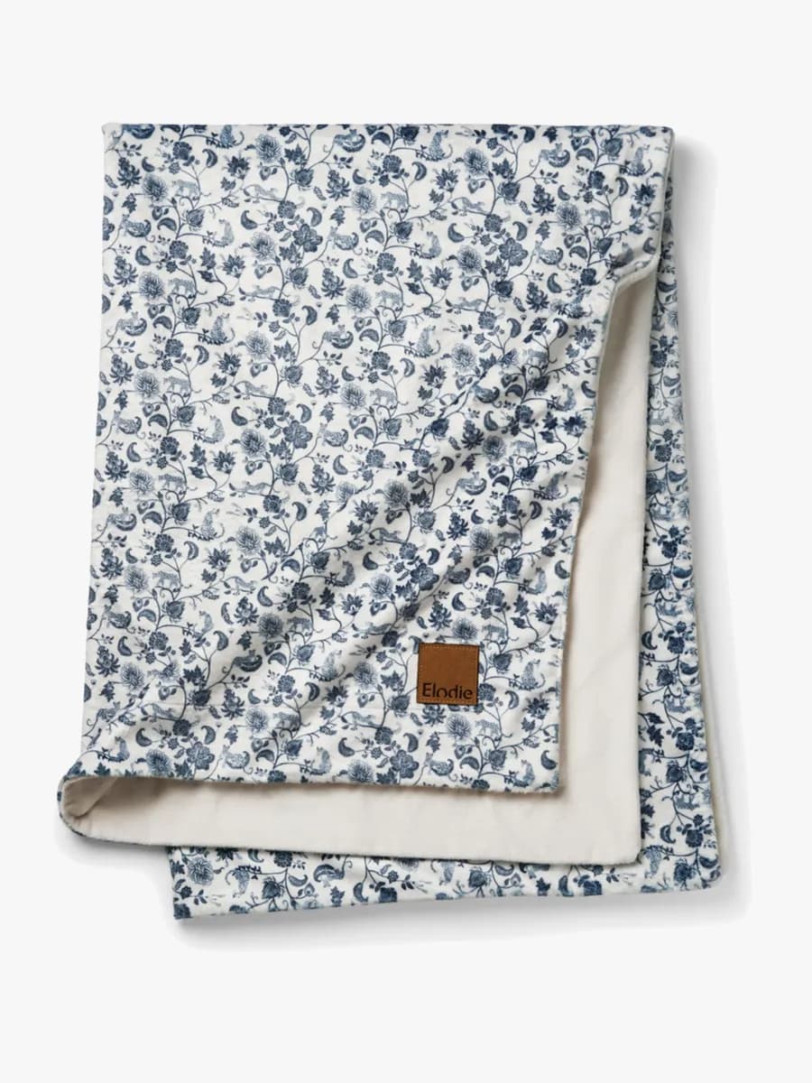 Elodie Pearl Velvet Filt, Garden Leo Toile
