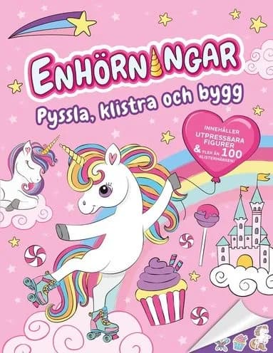 Enhörningar Pyssla, klistra och bygg