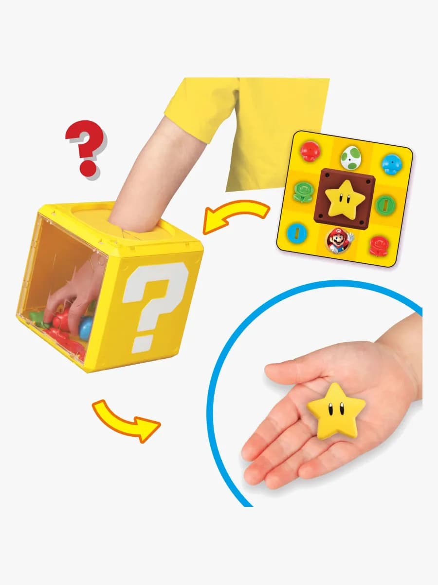 EPOCH Games Super Mario Question Block Game Spel
