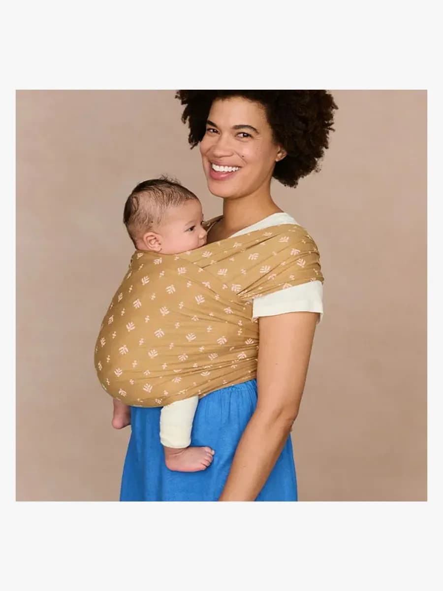 Ergobaby Aura Wrap Knit Bärsjal, Camel Harvest